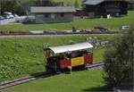 Feuerwehr-Übung zur Nutzung des  Löschzuges  X 2982 der Bahn auf der Furka-Bergstrecke. Oberwald, August 2025.