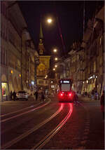 014-20/907176/marktgasse-in-bern-auch-im-bild Marktgasse in Bern. Auch im Bild die Tramlink Be 6/8 917. Januar 2026.