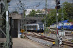 Eine Doppeltraktion 430 mit 430 037 in Stuttgart Vaihingen.