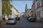 Die Hauptstrasse in der Festungsstadt Germersheim. September 2026.