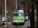46-011/908213/bdeh-44-313-bringt-den-zug BDeh 4/4 313 bringt den Zug mit Bt 351 und Bt 362 nach Aigle. Ein paar Eindr�cke von der Strecke. In Rennaz wird der Gegenzug mit BDeh 4/4 311 und Bt 363 (im Bild) gekreuzt. Leysin Feydey, Janaur 2026.