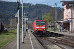 Mit Blick auf den ehemals gr��eren Bahnhofsbereich von Biberach.