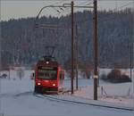 Winterlich auf den Freibergen.