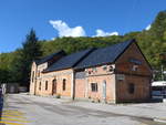 (185'232) - Der Bahnhof von Ribes de Freser am 26.