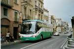 (090'110) - Canals, Lloret de Mar - GI 0961 BM - Iveco/Irizar am 9. Oktober 2006 in Calella, Bushaltestelle