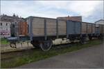 Coni'Fer    Wunderbar restaurierter offener Gterwagen, gebaut mit der Fabriknummer 52546 im Jahr 1949 bei Cattaneo SA in Giubiasco.