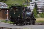 Fahrtag im Zrcher Oberland. Ed 3/3 401 der UeBB rangiert in Bauma. Juli 2023.