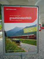 (128'718) - Plakat fr den graubndenPASS am 13.