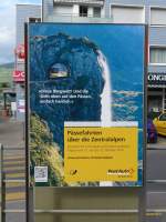 (154'444) - Plakat fr Pssefahrten ber die Zentralalpen am 24.