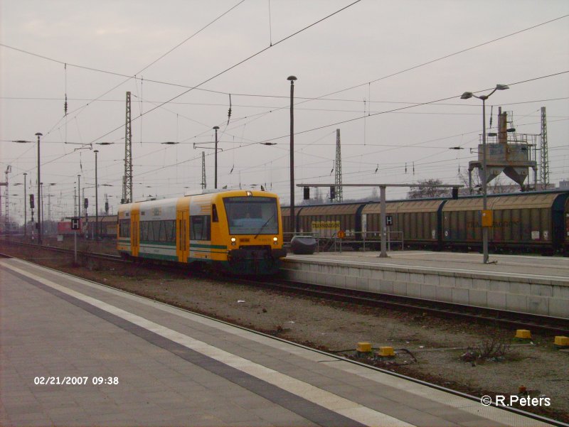 VT650.70 erreicht Frankfurt/Oder am 21.02.07