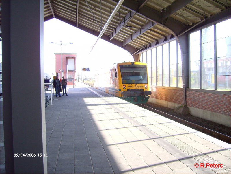 VT650.81 rollt in Frankfurt/Oder ein. 24.09.06